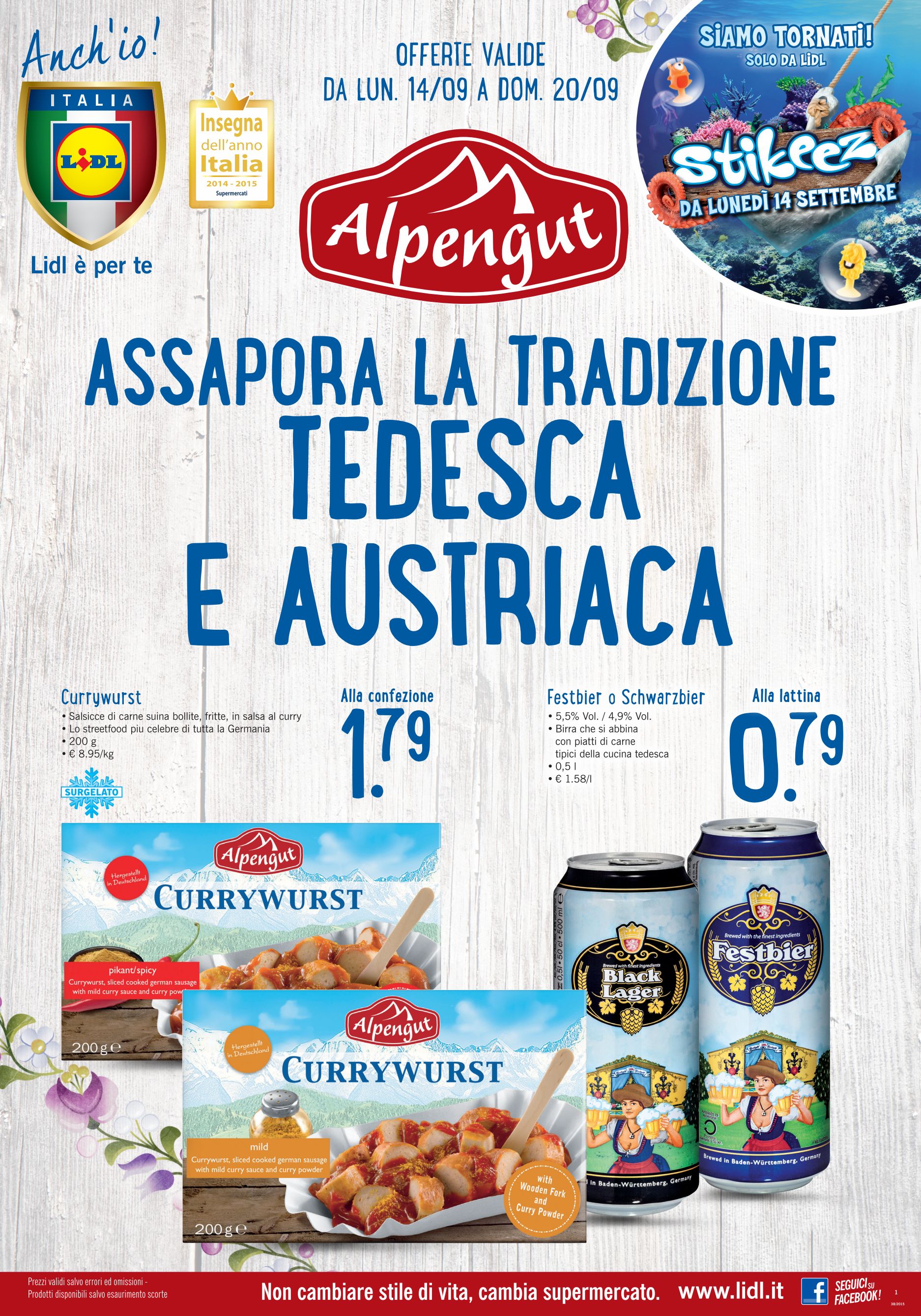 volantino lidl settembre 2015