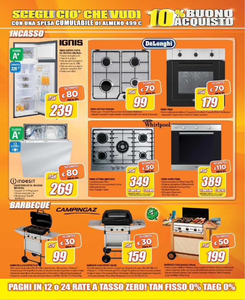 Volantino Expert Pistone - Scegli ciò che vuoi in regalo 10% buoni acquisto 15