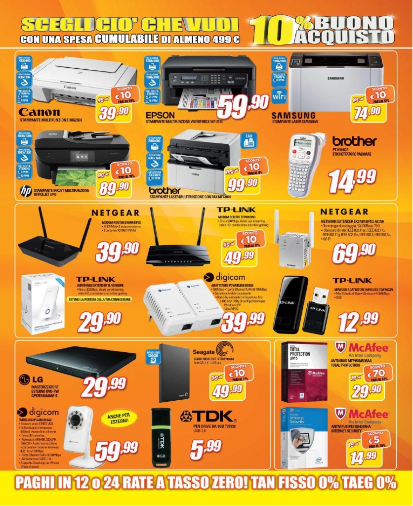 Volantino Expert Pistone - Scegli ciò che vuoi in regalo 10% buoni acquisto 7