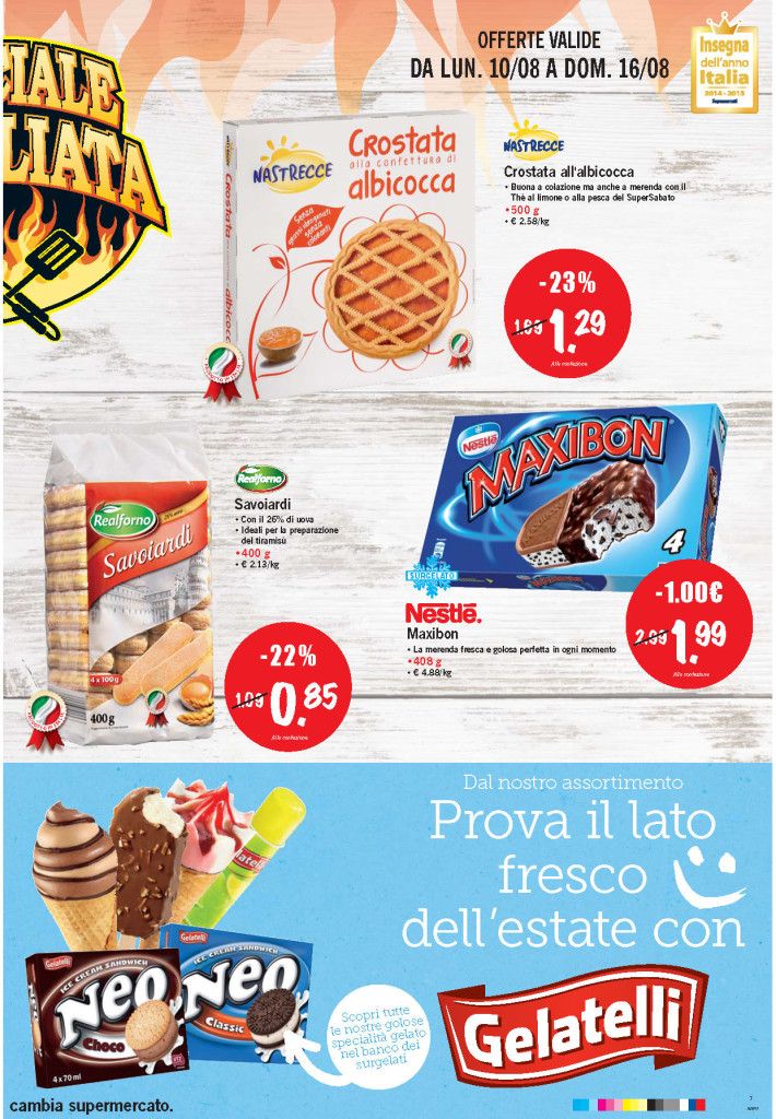 Volantino Lidl Grigliata di Ferragosto 7