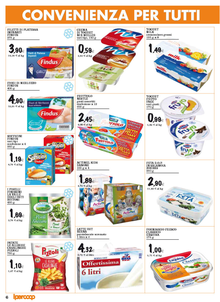 Volantino Ipercoop Tirreno Agosto 6