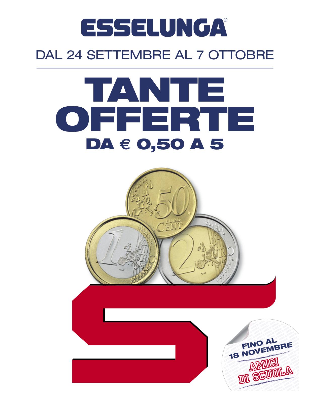 volantino esselunga tante offerte da 0.50 a 5