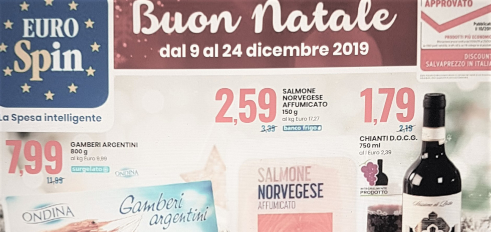 Pubblicita Buon Natale Numero 7.Volantino Eurospin Buon Natale Dal 9 Al 24 Dicembre 2019 Sbircia Prezzo